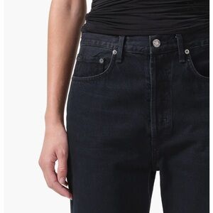 Agolde 90s Pinch High Waist Black Jeans